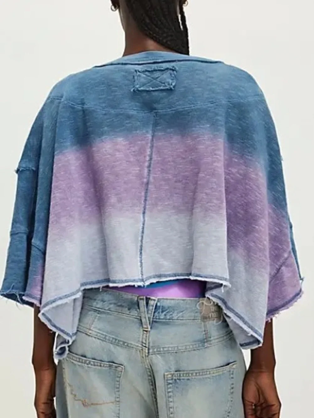 Free People We The Free After Midnight Washed Tee NWOT - Picture 3 of 8